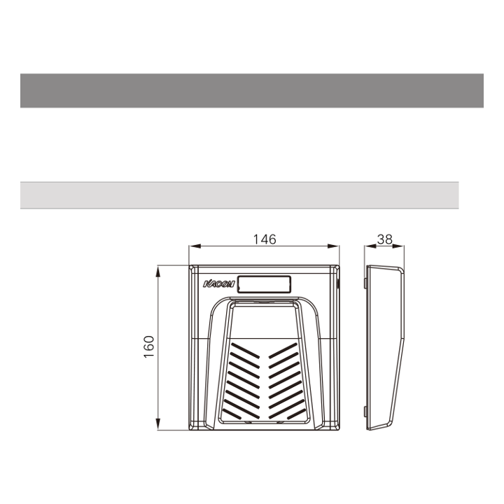 HRF-M5-TRF dimensions & wiring